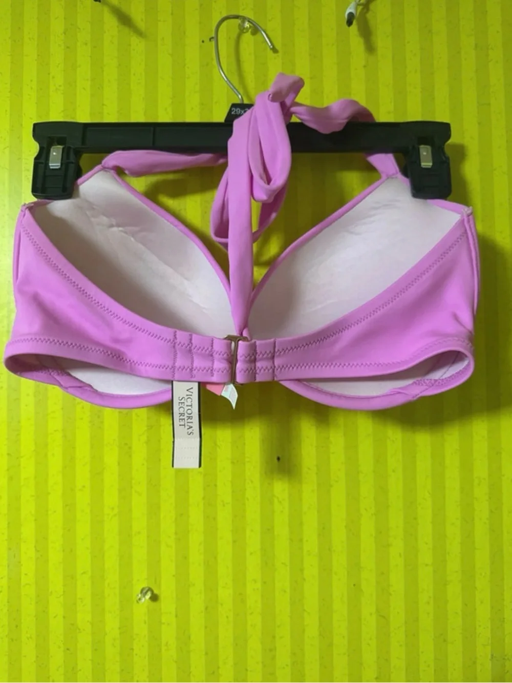Victoria's Secret Bright lilac Halter Push-Up bikini top